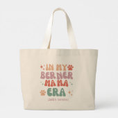 In mijn Berner Mama tijdperk gepersonaliseerde Ber Grote Tote Bag (Achterkant)