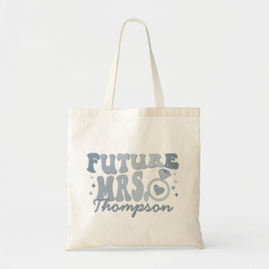 In Mijn Betrokken Era Verloving Gift Custom Financ Tote Bag (Voorkant)