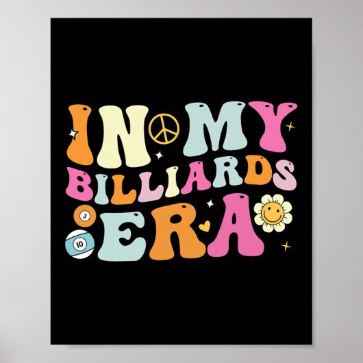 In mijn biljarttijd poster (Voorkant)