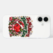 In Mijn Blijde Juffen Tijd Kerst Appel Custom Case-Mate iPhone Case (Achterkant (horizontaal))