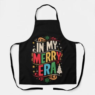 In Mijn Blijde Tijd Kerstmis Xmas Vakantie Familie Schort