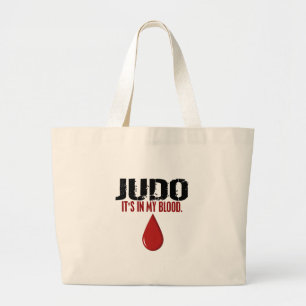 In mijn bloed JUDO Grote Tote Bag