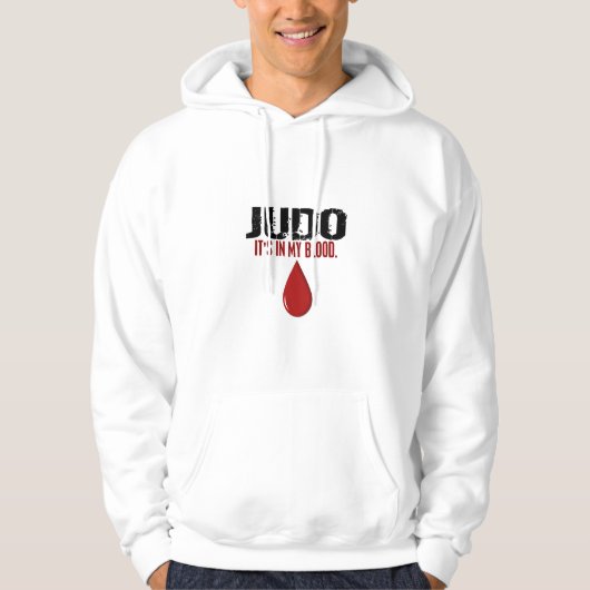 In mijn bloed JUDO Hoodie (Voorkant)