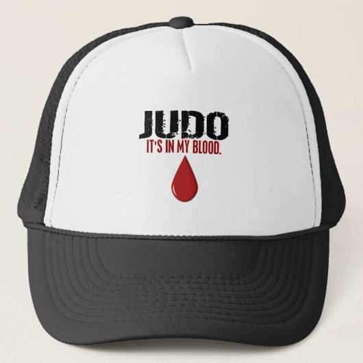 In mijn bloed JUDO Trucker Pet (Voorkant)