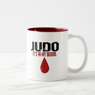 In mijn bloed JUDO Tweekleurige Koffiemok