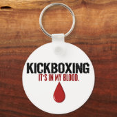 In mijn bloed KICKBOXE Sleutelhanger (Voorkant)