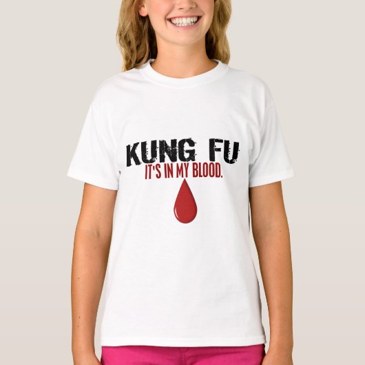 In mijn bloed KUNG FU T-shirt (Voorkant)