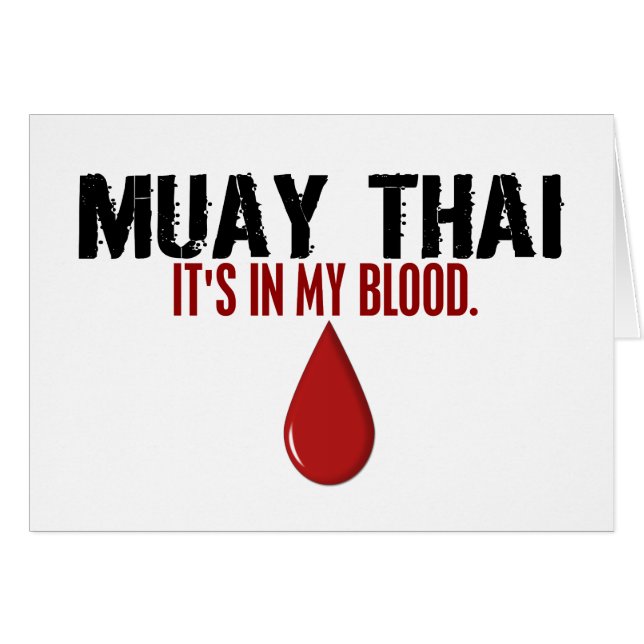 In mijn bloed MUAY THAI (Voorkant Horizontaal)