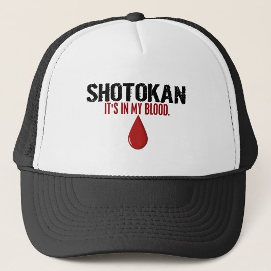 In mijn bloed SHOTOKAN Trucker Pet (Voorkant)