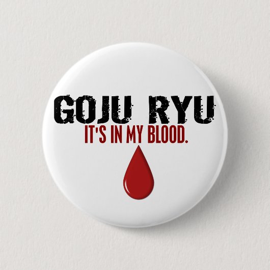 In mijn bloedgojU RYU Ronde Button 5,7 Cm (Voorkant)