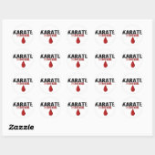 In mijn bloedKARAAT Ronde Sticker (Vel)