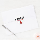 In mijn bloedKARAAT Ronde Sticker (Envelop)