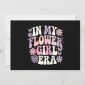 In Mijn Bloemenmeisje Era Retro Groovy Flower Kaart (Voorkant)