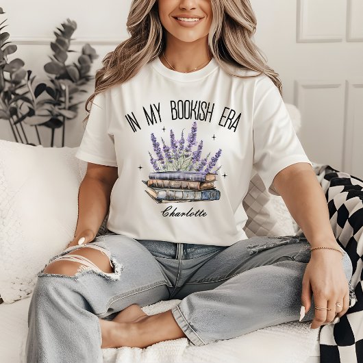 In Mijn BoekenTijdperk Custom T-shirt voor Boekenl