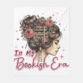 In mijn boekentijdperk fleece deken (Voorkant)