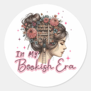 In mijn boekentijdperk ronde sticker