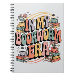 In mijn boekenwurm tijdperk - Retro Groovy 70's Ae Notitieboek