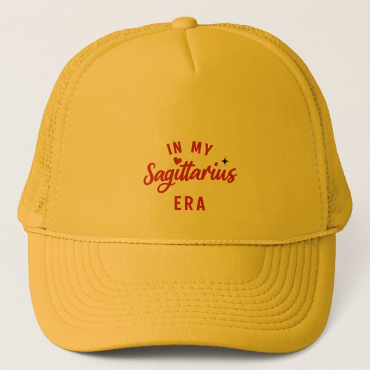 in mijn Boogschutter-tijdperk Hoed, Boogschutter c Trucker Pet (Voorkant)