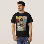 In mijn bos monster tijdperk Labubu Macaron monste T-shirt (Voorkant volledig)