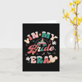 In Mijn Bruid Era  Groovy Kerstmis Vrouwen Cos Kaart (Gele Bloem)