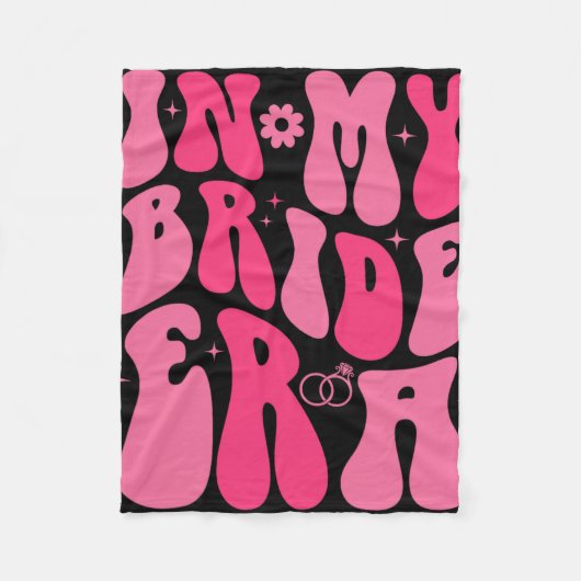In mijn bruid tijdperk bruiloft vrijgezellenfeest  fleece deken (Voorkant)