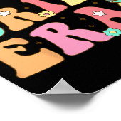 In mijn bruid tijdperk Groovy bruiloft Verloving B Poster (Hoek)