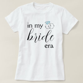 In mijn bruid tijdperk trouwringen zilveren vrijge t-shirt