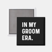 In Mijn Bruidegom Era - Wedding Bachelor Magneet (Voorkant / Achterkant)