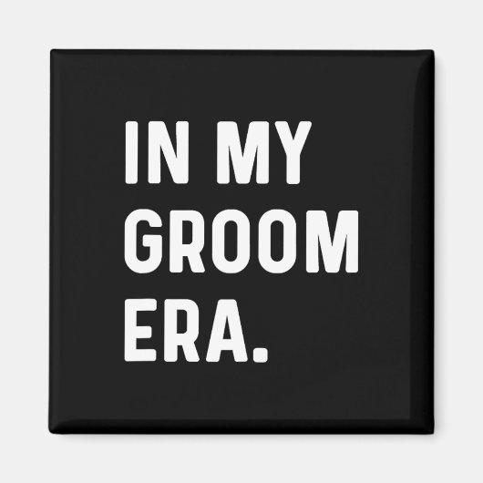 In Mijn Bruidegom Era - Wedding Bachelor Magneet (Voorkant)