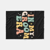 In Mijn Bruidegom Tijdperk Bachelorfeest Verloving Fleece Deken (Voorkant (Horizontaal))