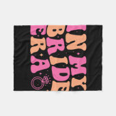 In Mijn Bruids Tijdperk Groovy Bachelorette Bruilo Fleece Deken (Voorkant (Horizontaal))