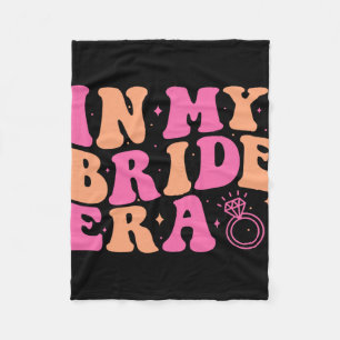 In Mijn Bruids Tijdperk Groovy Bachelorette Bruilo Fleece Deken