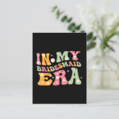 In mijn bruidsmeisje tijdperk feestdagenkaart (Staand voorkant)