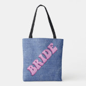 In mijn bruidstijdperk dubbelzijdig tote bag (Achterkant)