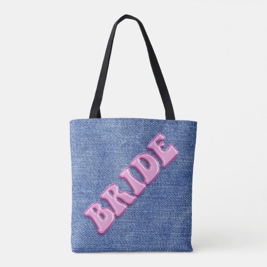 In mijn bruidstijdperk dubbelzijdig tote bag (Achterkant)