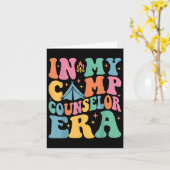 In mijn Camp Counselor tijdperk Groovy Summer Camp Kaart (Gele Bloem)