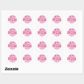 In mijn cheer mam tijdperk vierkante sticker (Vel)