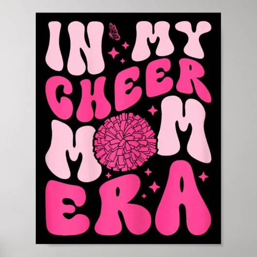 In Mijn Cheer Moeder Tijdperk Cheerleading Cheerle Poster (Voorkant)