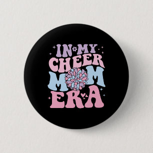 In Mijn Cheer Moeder Tijdperk Groovy Cheerleading  Ronde Button 5,7 Cm