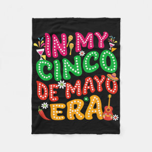 In mijn Cinco de Mayo Era Fiesta Party Cinco de Ma Fleece Deken