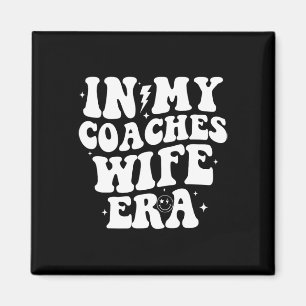 In Mijn Coaches Vrouw Era Voetbal Basketbal Vrouw Magneet