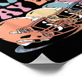 In mijn concept dag tijdperk Retro Football Helmen Poster (Hoek)