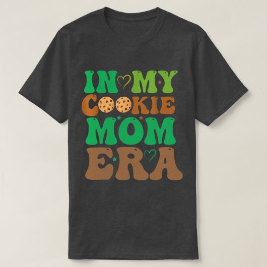 In Mijn Cookie Moeder Era Scouting Meisjes Cookie  T-shirt (Design voorkant)