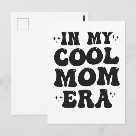 In mijn Cool Mom Era Groovy Grappige Moederdag Briefkaart (Voorkant / Achterkant)