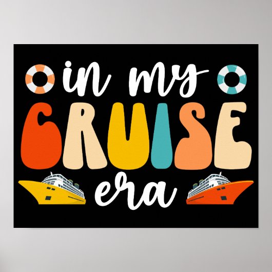 In mijn cruise tijdperk Grappige cruise liefhebber Poster (Voorkant)