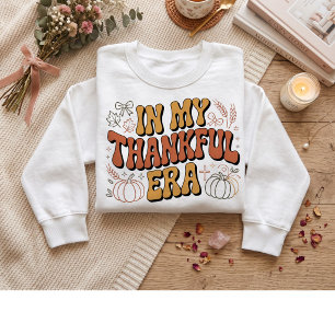 In mijn dankbare tijdperk, Thanksgiving t-shirt on