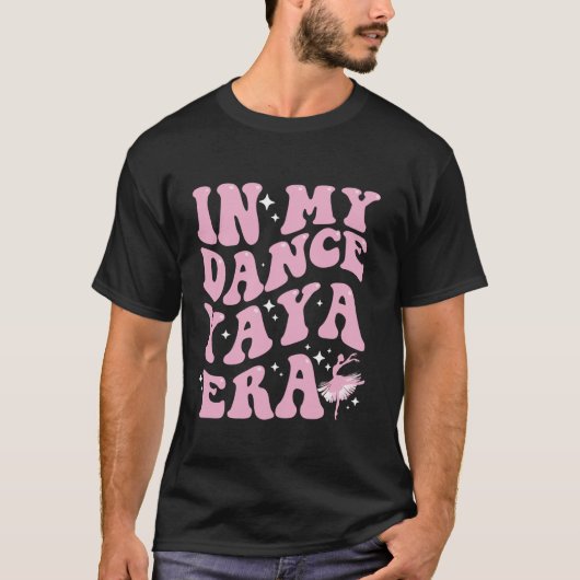 In mijn dans Yaya Era Grappige Retro Groovy Dancer T-shirt (Voorkant)