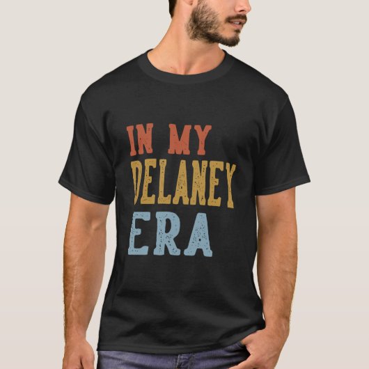 in mijn Delaney-tijdperk Retro T-shirt (Voorkant)