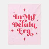 In mijn Delulu-tijdperk Fleece Deken (Voorkant)