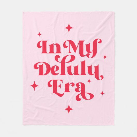 In mijn Delulu-tijdperk Fleece Deken (Voorkant)